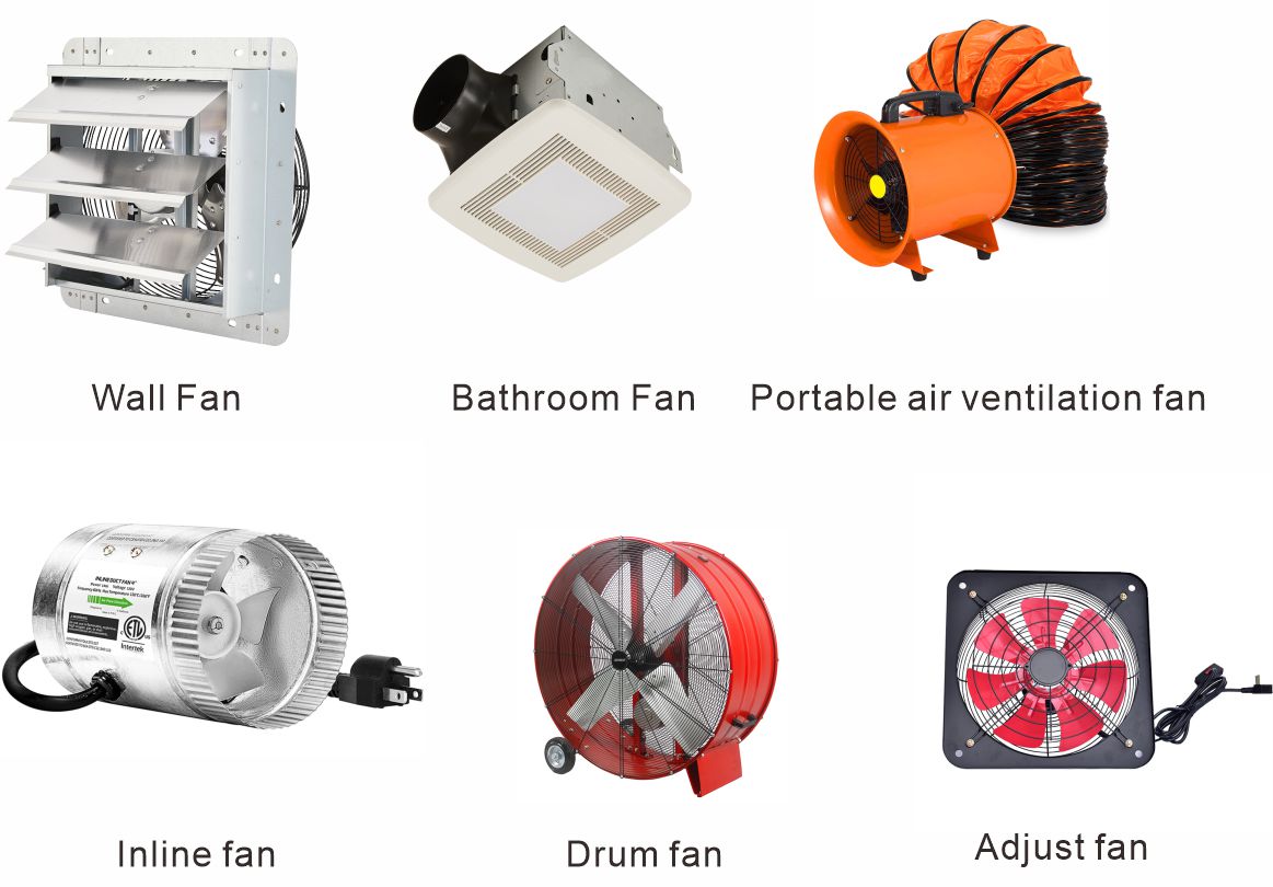 exhaust fan for industrial